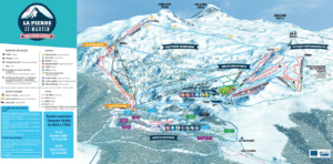 La Pierre Saint Martin - Plan des pistes de ski