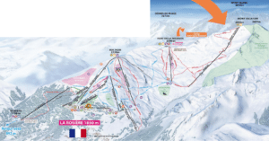 La Rosière 1850 - Plan des pistes de ski