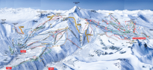 Doucy - Plan des pistes de ski