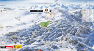 Fond Romeu - Plan des pistes de ski alpin