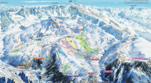 Alpe Huez - Plan des pistes de ski