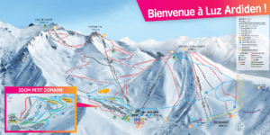 Luz Ardiden - Plan des pistes de ski