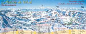 Plateau du retord - Plan des pistes de ski de fond