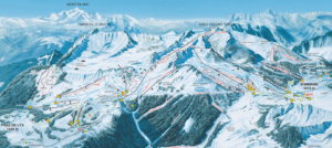 Praz de Lys - Sommand - Plan des pistes de ski