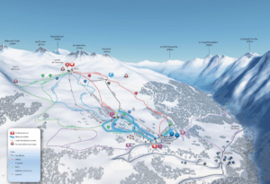 Saint Anne la Condamine - Plan du domaine skiable