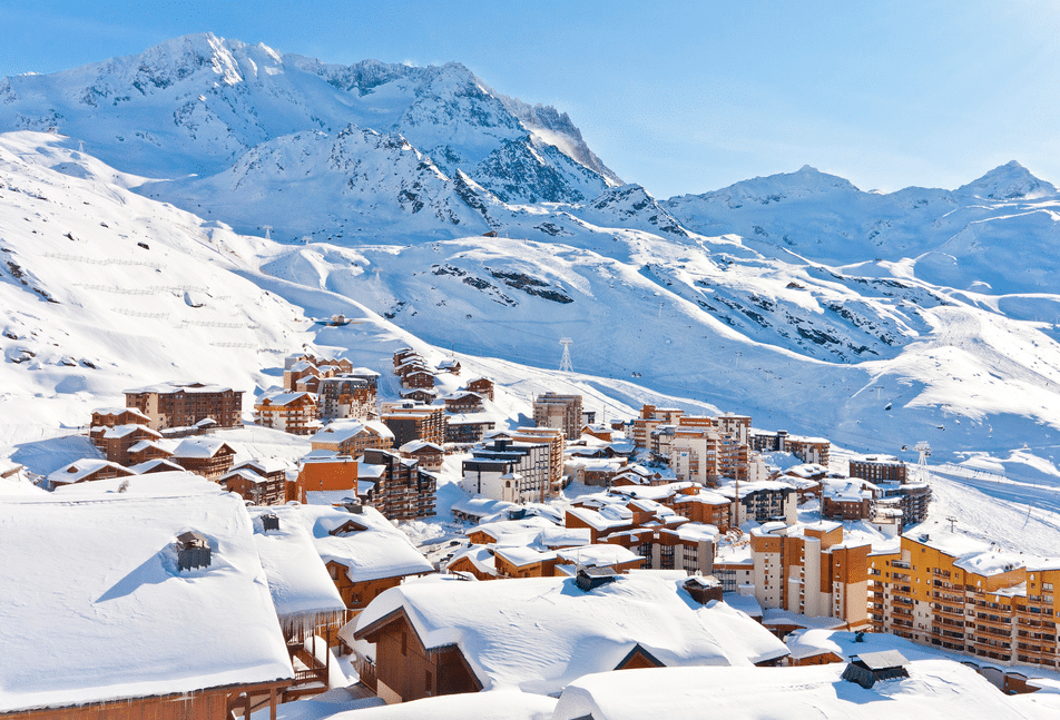 Val Thorens in winter